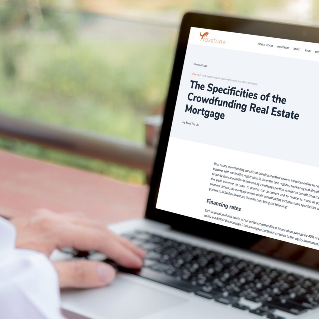 The Specificities of the Crowdfunding Real Estate Mortgage