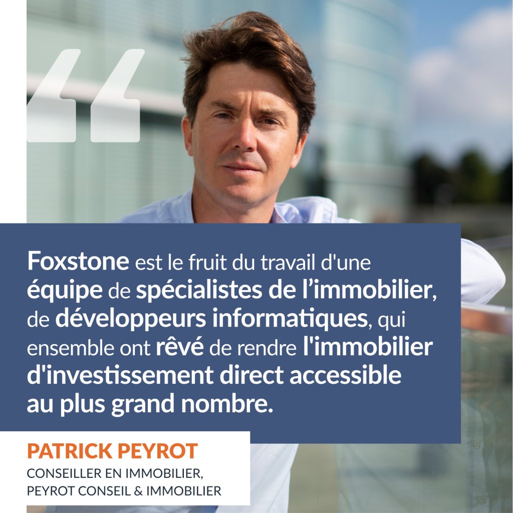 Interview de Patrick Peyrot, conseiller en immobilier chez Peyrot conseil & immobilier