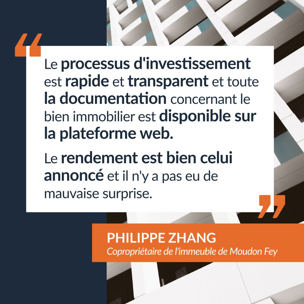 Témoignage de Philippe Zhang, copropriétaire de l’immeuble de Moudon Fey