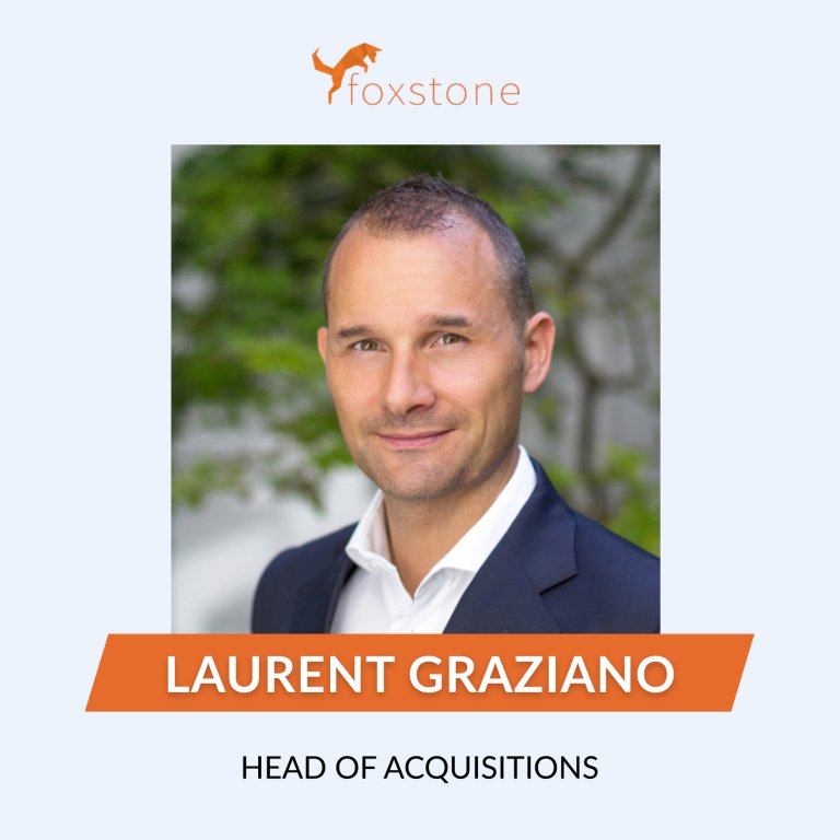 Laurent Graziano joins Foxstone as Head of Acquisitions