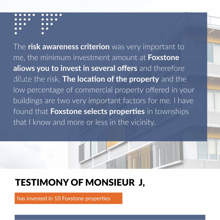 Testimony of Mr J., who invested in 10 Foxstone buildings