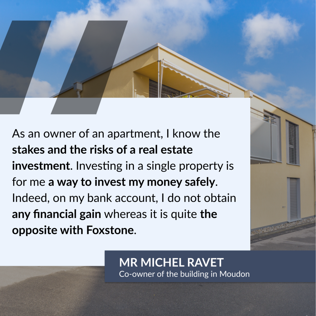 Testimony of Mr. Michel Ravet, co-owner of the building in Moudon