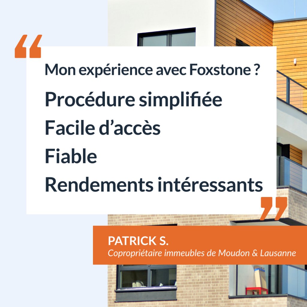 Témoignage de Patrick S., copropriétaire des immeubles de Moudon et Lausanne.