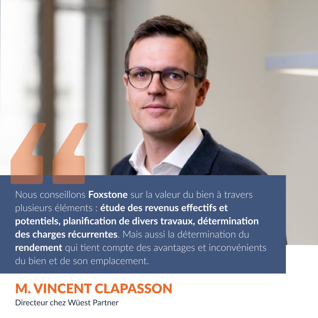 Témoignage de M. Vincent Clapasson, directeur chez Wüest Partner